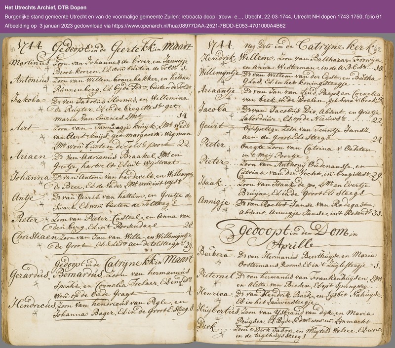 n_1744 getuige Wigman bij doop kind aert van aert en Jannigje Kruik.jpg